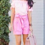 J.Crew  100% Silk Off Shoulder Feminine Blouse Size 00    Photo 1