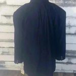 Liz Claiborne NWT Vintage Elisabeth Company Black Silk 2 piece Outfit size 22 Photo 3