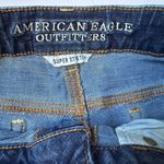 American Eagle  Outfitters Blue Jean Shorts Women’s Sz 10 Super Stretch 5 pockets Photo 1