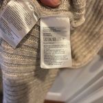 H&M Rib Knit Long Sleeve Sweater Dress Wool Blend Marled Light Taupe Size Large Photo 4