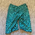 Mgtelk snake print bike shorts Green Size M Photo 0
