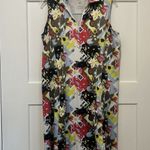 GG BLUE LUXE SPORT Multicolored Golf Tennis Dress Zip Pocket Stretch Size Large Photo 0