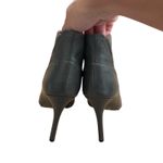 H by Halston Halston Gray Suede Irene Stiletto Boots Sz 10 Photo 5