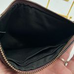 Coach A Rare HTF Vintage Sparkling Burgundy Glitter New York Zip Wristlet Photo 4