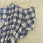 Rails  Brigette Periwinkle Gingham Wrap mini Dress Photo 5