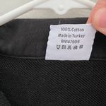 Outdoor Voices Black Terry 1/4 Zip Pullover Hoodie Size Medium Photo 4