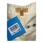 NWT VRG Girl Floral Embroidered Cream Denim‎ Short Size 14 Photo 3
