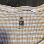 PacSun  me to we orange and white striped shirt Photo 3