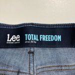 LEE Total Freedom Modern Series Straight Leg Distressed Size 12 Jeans Inseam 29. Blue Photo 9