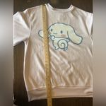 Sanrio Cinnamoroll Women’s Large  Light Pink Sweatshirt Cute Graphic Crew Neck Photo 5
