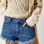 Free People We The Free Loving Good Vibrations Cutoff Shorts Photo 0