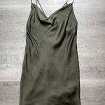 Bardot Cowl Neck Slip Satin Short Dress Size 10 Photo 2