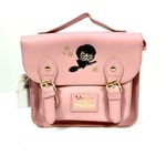 Harry Potter  Messenger Bag Vegan Leather in Dusty Rose Crossbody Top Handle Photo 6