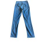 Mother Jeans The Mid Rise Dazzler Ankle Fray Birds of Paradise Size 25 Women's Blue Photo 8
