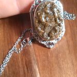 Carved Horse Tiger's Eye Pendant Necklace Photo 6