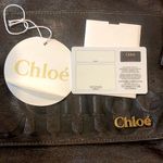 Chloé CHLOE Eclipse Oversized Metallic Grey Tote Shoulder Bag Top Closure Ext Pockets Photo 3