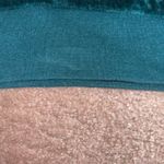 Aviator Nation  Teal Green Velour Crewneck 5 Stripe Sweatshirt Photo 2