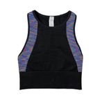 Lululemon  love revealed high neck bra crop top black rainbow Photo 1