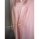 Vanity Fair Vintage Medium Peignoir Set Pink Women Nightgown Robe Nylon Photo 7