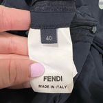 Fendi Navy Blue Puff Sleeve Collared V-Neck Dress Size 40 EU $1,250 Photo 8