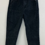 American Eagle  Outfitters Charcoal Gray corduroy mom Jeans size 4 X-Short #717 Photo 0