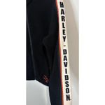 Harley Davidson Women's Y2K Fleece Jacket Size Medium Black Photo 2