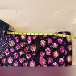 Betsey Johnson floral skull scrubs top sz XS medical pocket health Photo 5