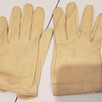 Leather Gloves Made In France Tan Photo 0