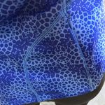 L.L.Bean  Circle Print Blue Tank Top with Zipped Pocket Women’s Size Small Photo 3