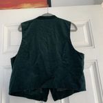 Karen Scott -  Christmas Vest ~ Green Velvet Mistletoe Star Size Large‎ Photo 4