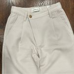 Abercrombie & Fitch Cream Wide Leg Trousers Photo 0