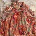 Alex Marie  Floral Ruffle Maxi Dress size 10 brand new length 56” bust 34” Photo 12