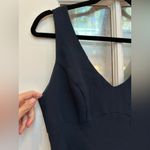 BCBGMAXAZRIA Vintage  90’s Elegant Navy Timeless Elegant Sleeveless Dress Size 6 Photo 2