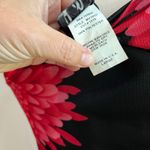 Vintage 90s Party Stretchy Mesh Floral Red Black Grunge 2 Piece Skirt Set Sz L Size L Photo 7