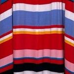 Tracy Reese x Anthropologie Multicolored Seaside Striped Midi Dress Size 10P Photo 4