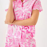 Lilly Pulitzer NWT  Glisten in the Sun Pajamas top and bottoms size XL Photo 0