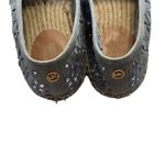 Michael Kors Women's Size 8 Blue Darci Slip On Flat‎ Espadrille Shoes Photo 3