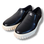 Salvatore Ferragamo  Cruise Black Leather Slip-On Shoes Men’s Size 6.5/W8.5 Photo 1