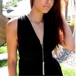 Jessica Elliot Skinny‎ Rosary Beaded Tassel Necklace With Crystal Photo 1