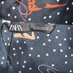 ZARA Dancing Girls Polka Dot Mini Shirt Dress Size M New Without Tag Photo 9