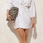 J.Crew  Cinched Shirtdress in sheer cotton voile Photo 0