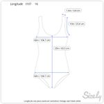 Longitude one piece swimsuit swimdress Vintage swirl black white Size 16 Photo 13