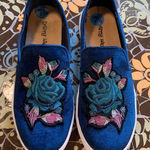 Dirty Laundry Velvet Bohemian Sneaker Sz:7.5 Photo 0