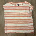 Patagonia A/C Shirt Size Small Coral White Striped Casual Outdoor Gorpcore Beach Photo 1