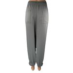 Ann Taylor Women's Gray High Rise Drawstring Tapered Trousers Joggers Pants L Photo 2