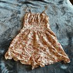 Floral Romper Tan Photo 2