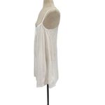 Hanro Juliet Babydoll Nightgown Tank Pintuck Pleated‎ Cotton White Size Small Photo 6
