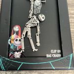 Disney 〰️ Silver The Nightmare Before Christmas Bag Charm 🖤 Photo 2
