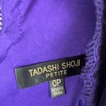 Tadashi Shoji Purple Lace Dark Feminine Sexy Sheath Dress Size 0 Petite Photo 6