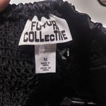 Future Collective Holiday Sweetheart Bubble Satin Midi Dress Black Classic Sz S Photo 10